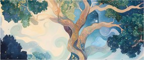 Obraz – Vesmírny strom (120x50 cm)