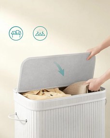 Koš na prádlo Ondara 100 L bílý