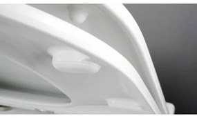 Deante CGRD6ZPW - Závesné WC s sedátkom SoftClose ROUND keramika/biela