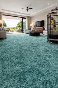 ITC, Koberec metráž Serenade 027, na mieru, šíře 4m,5m, modrá, filc, chodba / predsieň