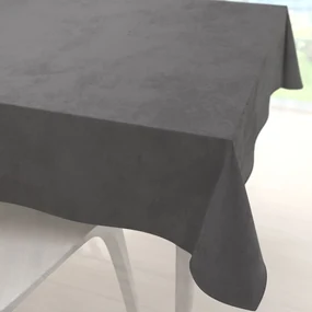 Biante Zamatový štvorcový obrus Velvet Prémium SVP-017 Tmavo sivý 80x80 cm