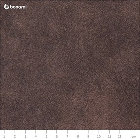 Tmavohnedá rohová pohovka z imitácie kože (ľavý roh) Copenhagen – Scandic