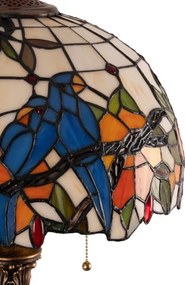 Brilagi - Tiffany vitrážová stojacia lampa JUNGLE 2xE27/60W/230V