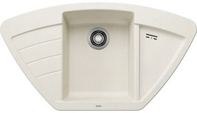 Blanco Zia 9 E, silgranitový drez 930x510x180 mm, 1-komorový, biela soft, BLA-527212