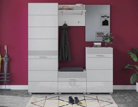 Predsieňová skriňa s policami Linus