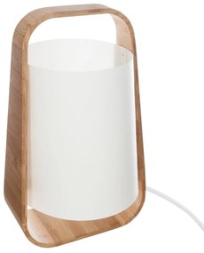 Bambusová závesná lampa LAMPE