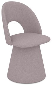 Čalúnené jedálenské kreslo v levanduľovej farbe Kalo – Makamii