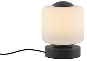 Stolná lampa tmavosivá vrátane LED 3-stupňovo stmievateľná dotykom - Mirko