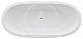 LAUFEN IlBagnoAlessi One Vaňa, 1780 mm x 820 mm, biela – štandardné vyhotovenie H2459710000001
