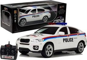 LEAN Toys Policajné kupé R/C auto na diaľkové ovládanie