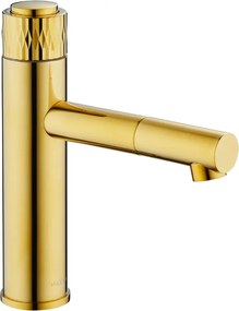 Mexen Diamond, umývadlová batéria h-202, zlatá lesklá, 71500-50