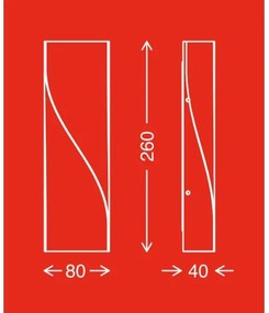 Telefunken 312704TF-LED Vonkajšie nástenné svietidlo 2xLED/5,5W/230V IP44 strieborná
