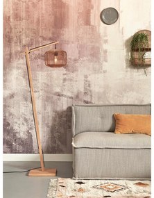 Stojacia lampa s ratanovým tienidlom v prírodnej farbe (výška 150 cm) Tanami – Good&amp;Mojo