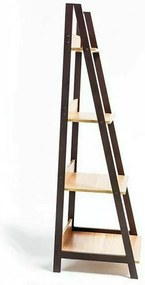 Regál Matis A 52 cm dub přírodní/černý