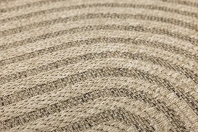 Koberec Patio 5029/178 béžový / hnedý kruh