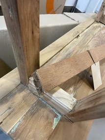 Dizajnová lavica Brenda 90 cm teak - II. Trieda