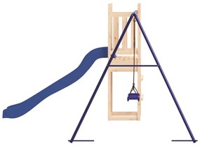 Vonkajšia súprava na hranie masívna borovica