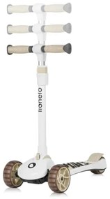 Lionelo - Detská kolobežka 2v1 FRANKY biela/béžová