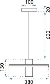 Toolight - Stropná lampa 3xE27 60W APP740-3CP, čierna, OSW-01105