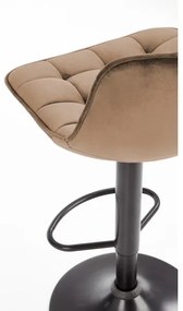 Barová stolička 106x43 cm antracit/hnedá