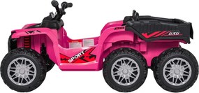 Elektrická štvorkolka Quad Sport TX 4 × 4 ružová