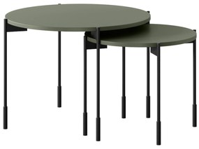 Odkladací stolík Sonatia 45 cm - olivová