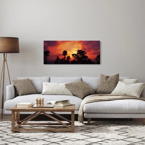 Obraz západu slnka (120x50 cm)