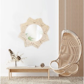 Tutumi Tutumi, nástenné zrkadlo Boho 53x53cm 322048, HOM-03004