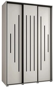 Skriňa 45 Canaris 12 150 biela/čierna