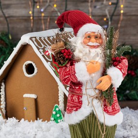 Tutumi Tutumi, vianočná figúrka Santa Clausa XL 87cm KL-21X39, viacfarebné, CHR-06980