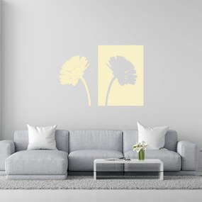 Veselá Stena Samolepka Margaréty Farba: béžová, Veľkosť: 80 x 58 cm