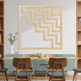 Drevená geometrická dekorácia štvorec | SENTOP PR0397-A