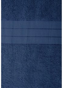 Tmavomodré bavlnené uteráky v súprave 4 ks 50x100 cm – Good Morning