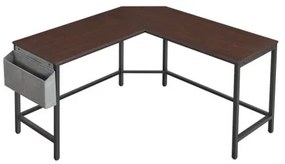 Sammer Kancelárske rohové stoly v hnedej farbe s odkladacím priestorom model_2155_1
