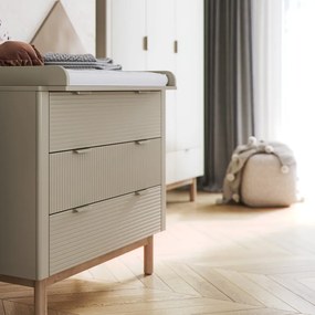 Béžový prebaľovací pult Miloo – Pinio