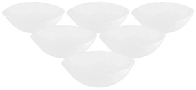 Altom Sada misiek z opálového skla White harmony 16 cm, 6 ks