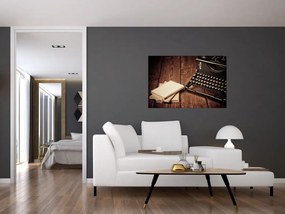 Obraz písacieho stroja (90x60 cm)