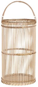 Prírodný bambusový lampáš Bamboo - Ø20*36 cm