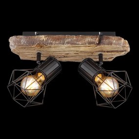 Globo 54017W-2 - Bodové svietidlo PRISKA 2xE27/60W/230V