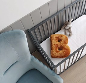 WO Detská postieľka Stardust Cot 120x60 Farba: Grafit