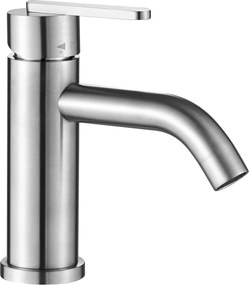 Rea Ontario, umývadlová batéria h-175, brúsená oceľ, REA-B5506