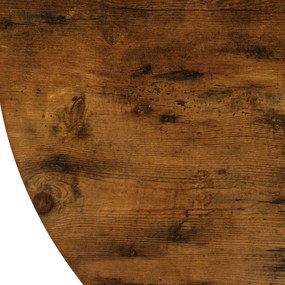 Okrúhly jedálenský stôl LINO 100 cm dub rustikálny/čierny