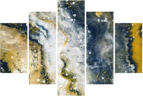 Obraz - Zlatá abstrakcia (150x105 cm)