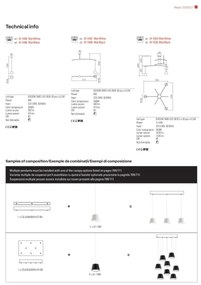 Redo 01-1495 - LED závesný luster na lankách LOLLI LED/6W/230V priemer 14 cm biela