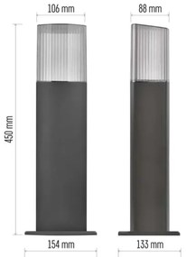 Vonkajšia lampa LANA 1xE27/25W/230V IP54 45 cm