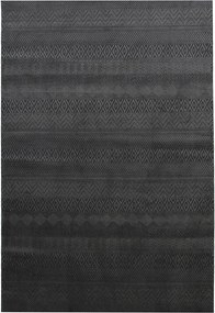 Koberec Zurich 1901 Dark Grey – sivý obdĺžnikový so vzorom Rozmer: 60x100 cm