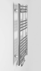 Aqualine Sapho, ALYA vykurovacie teleso rovné 450x800 mm, stredové pripojenie, chróm, 1145-01