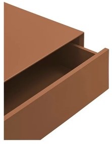 Závesný nočný stolík v tehlovej farbe Platt – Teulat