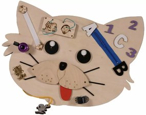 Interaktívna detská tabuľa - MAČIČKA - prírodná