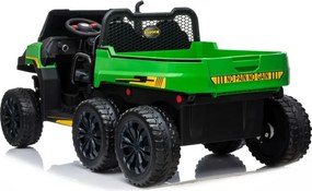 LEAN CARS Batériové vozidlo A730-2 Zelená a čierna 24V